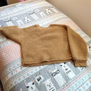 NEW TAN GIRL'S Soft SWEATER BY OLD NAVY